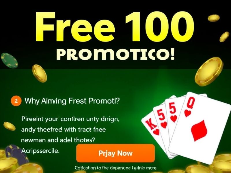 Discover exclusive gambling opportunities with the Free 100 Promotion at free100promotion.com. Access expert guides, game recommendations, and responsible gambling resources to enhance your gaming experience.